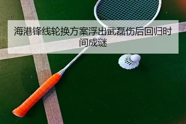 海港锋线轮换方案浮出武磊伤后回归时间成谜